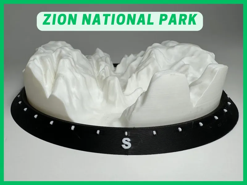 Zion National Park - Tiny Topo 3D