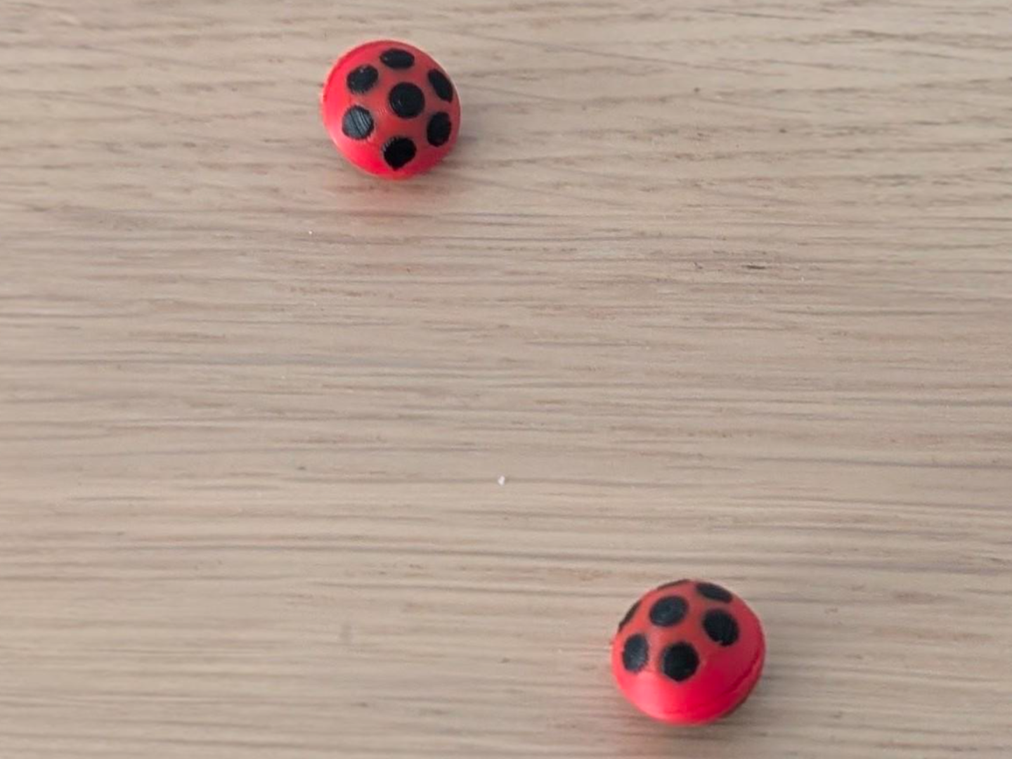Ladybug Miraculous Earrings with Magnets