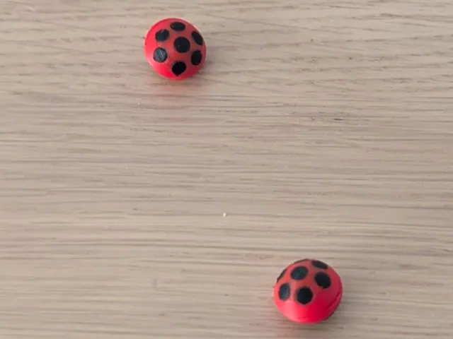 Ladybug Miraculous Earrings with Magnets