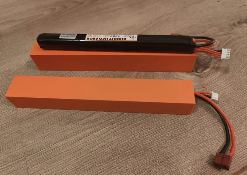 LIPO battery case for 7.4v and 11.1v stick variant
