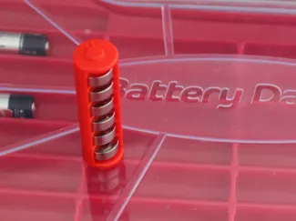 LR44 / AG13 Button Cell Battery Organizer-AA Sized