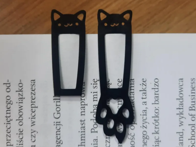 Cute cat bookmarks