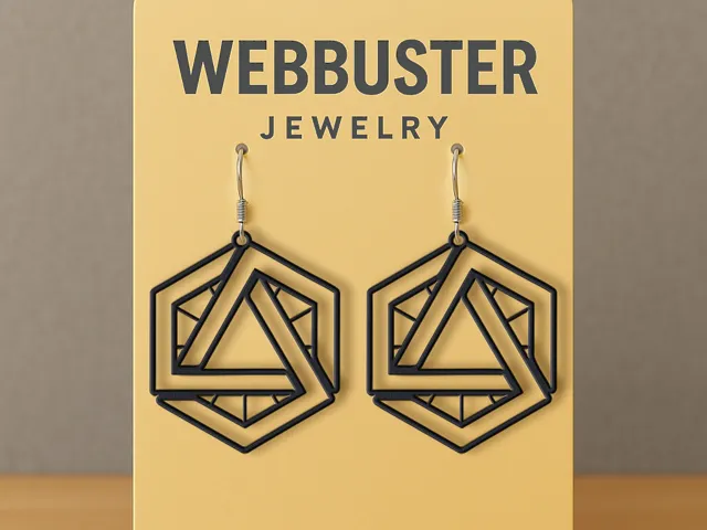 Geometric Trinity Earrings
