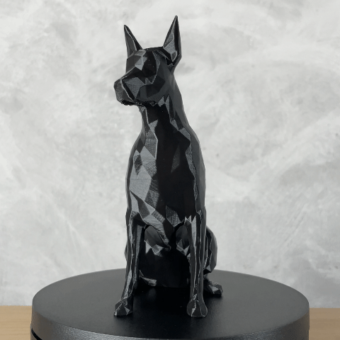 Doberman Low Poly