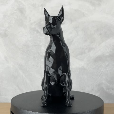 Doberman Low Poly