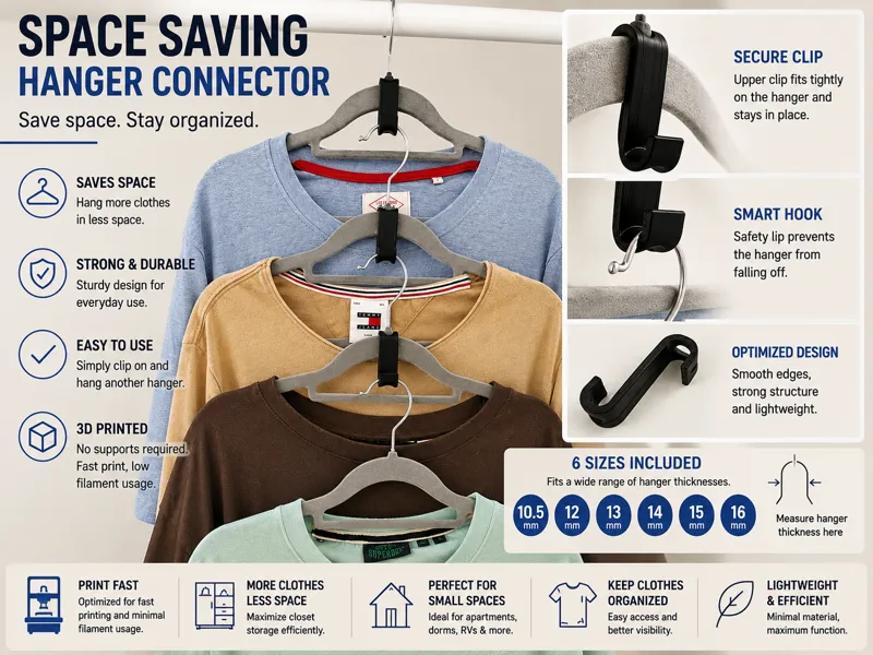 Space Saving Hanger Connector