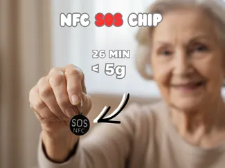 Schlüsselanhänger Notfall NFC Tag