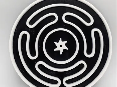 Hecate's Wheel (Strophalos) Magnet