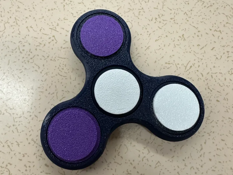 Fidget Spinner - 4 print in place bearings