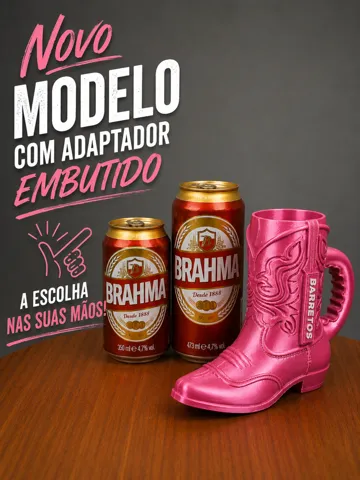 Soporte: Bota Porta Lata Latão Copo Stanley Barretos — vista de referencia 2