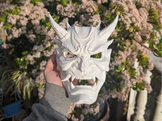 Mascara de demonio japones Hannya