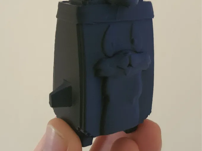 Modelo para impresión 3D: Fortnite Jackrabbit Sprite. Referencia del modelo original.