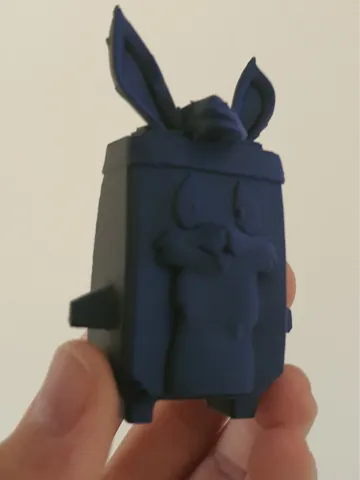 Modelo para impresión 3D: Fortnite Jackrabbit Sprite — vista de referencia 2