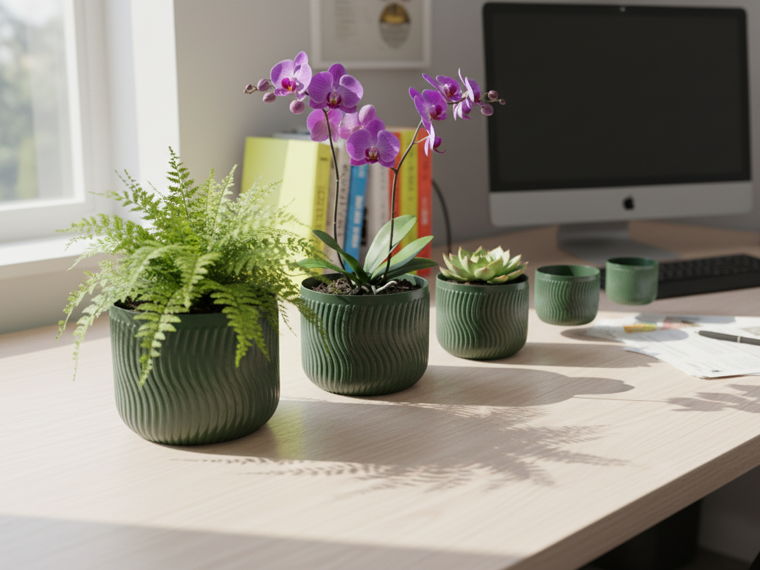 Mini Desk Planter – A Touch of Green, Anywhere
