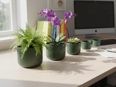 Mini Desk Planter – A Touch of Green, Anywhere