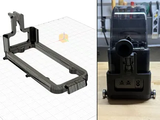 Babo AMS HT Shelf w Track Switch Tube Guide Mount