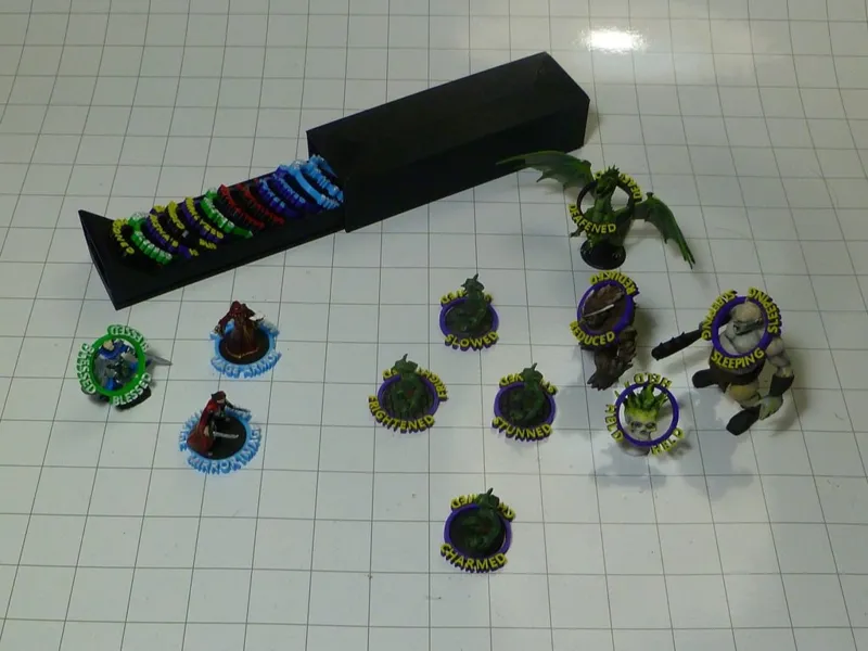 Dnd Condition rings customisable