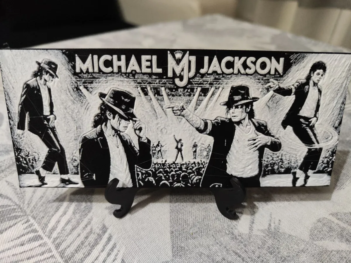 hueforge michael jackson - Free 3D Print Model - MakerWorld