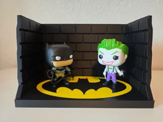 Batman Wand mit Logo