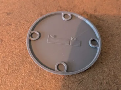 60mm Tabletop Base with magnets and orgainazer