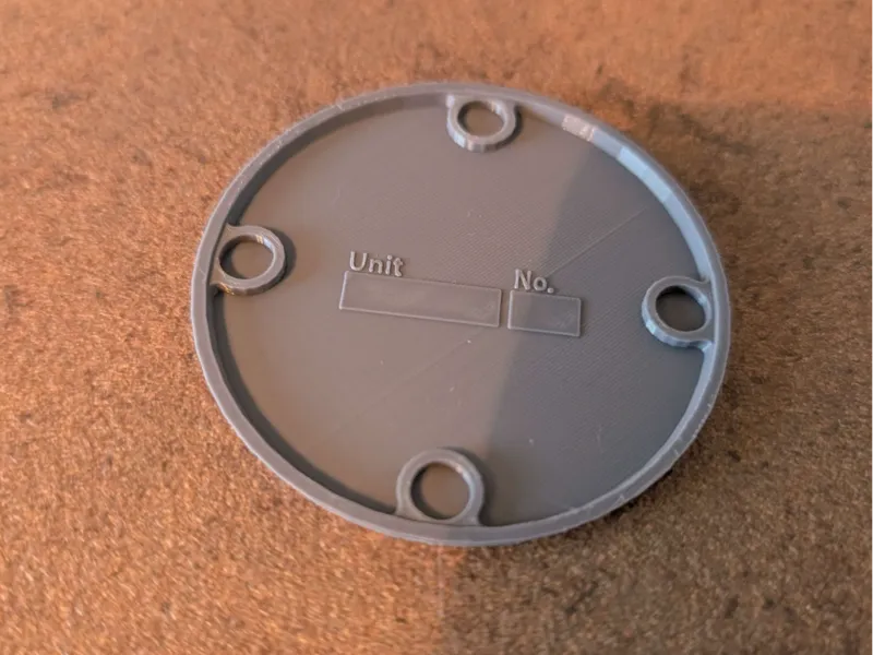 60mm Tabletop Base with magnets and orgainazer