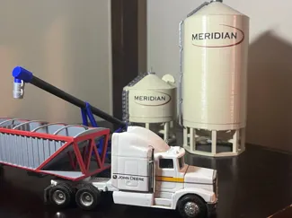 1/64 5000Bu Smooth Wall Grain Bin