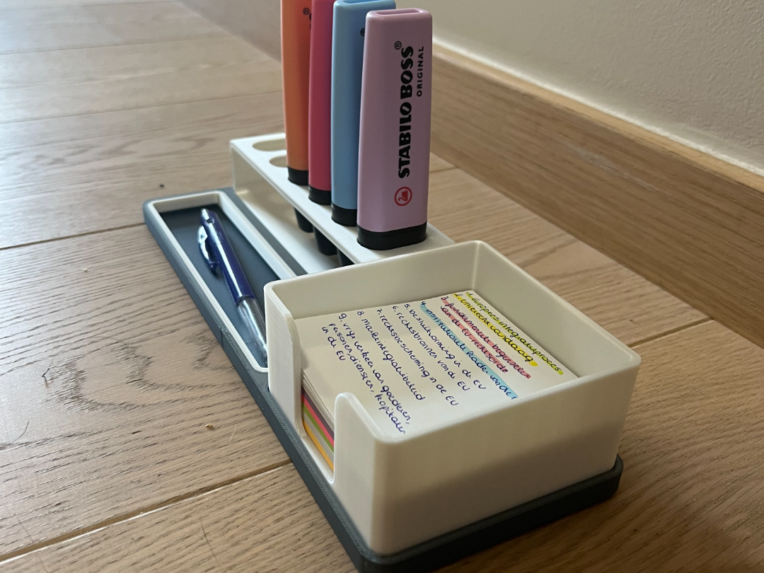A1 mini - Desk organizer - Pen and Post-it Holder