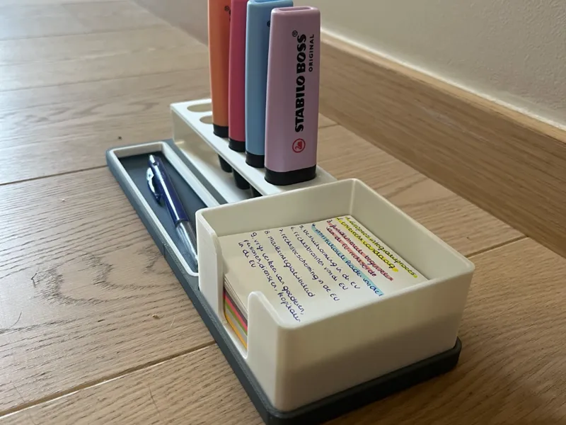 A1 mini - Desk organizer - Pen and Post-it Holder