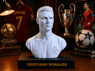 Cristiano Ronaldo Bust Figure | CR7 Statue