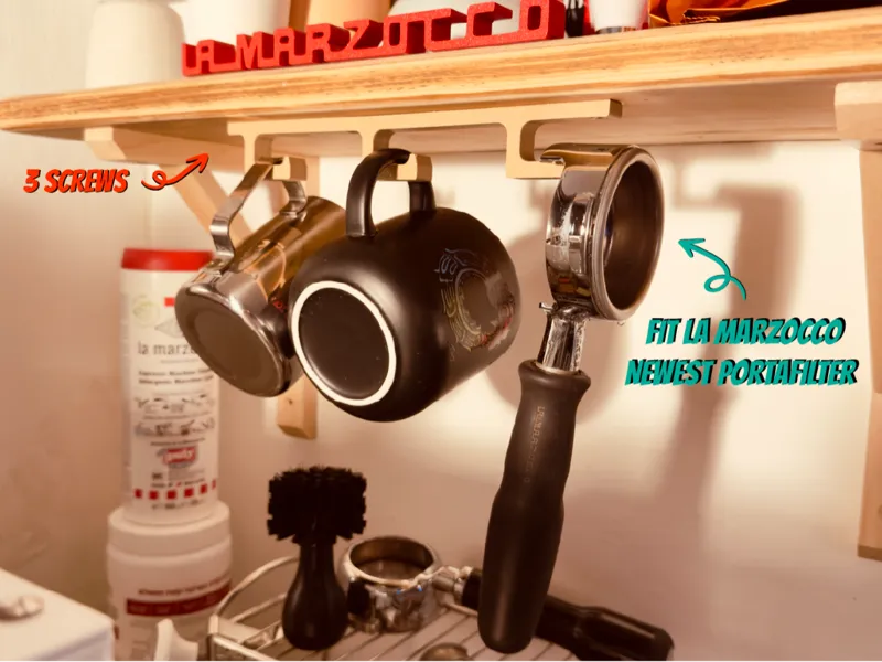 Triple Coffee Mug Hook