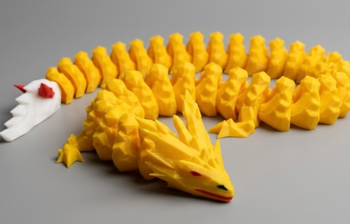 Miniatura 7 do modelo 3D Articulated crystal dragon v2 (fixed)