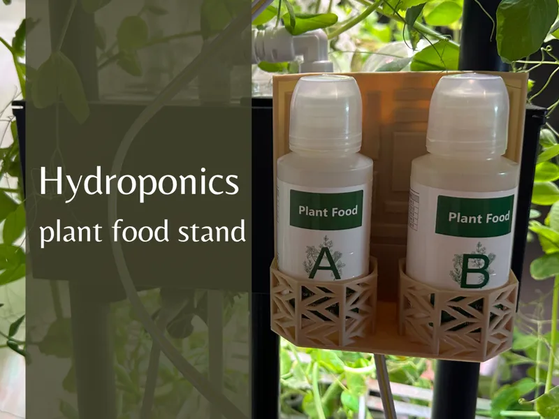 Hydroponics Plant Food Stand