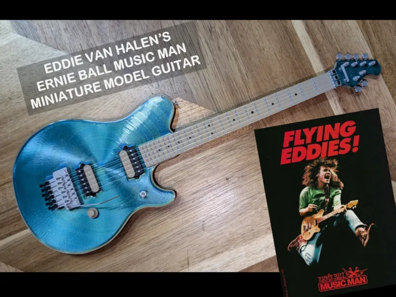 Eddie Van Halen's Ernie Ball Music Man mini guitar