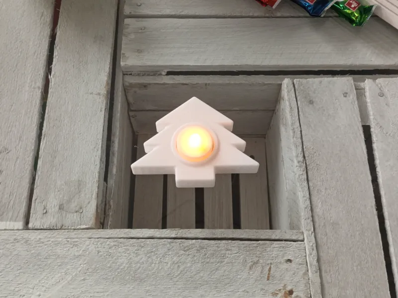 Teelichthalter Weihnachtsbaum