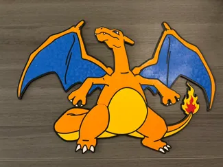 BIG Charizard wall art. No AMS needed