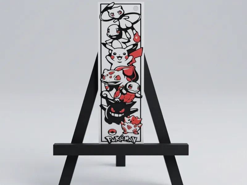 Pokemon Bookmark