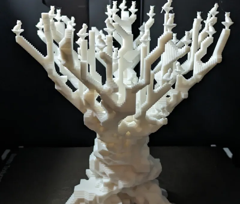 Voxel Cat Tree