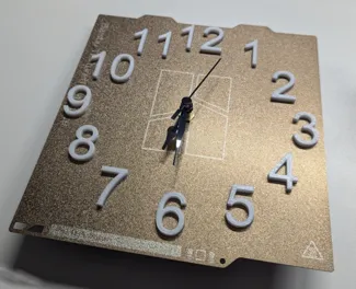 Upcycling Build/Print Plate Clock - Kit 011