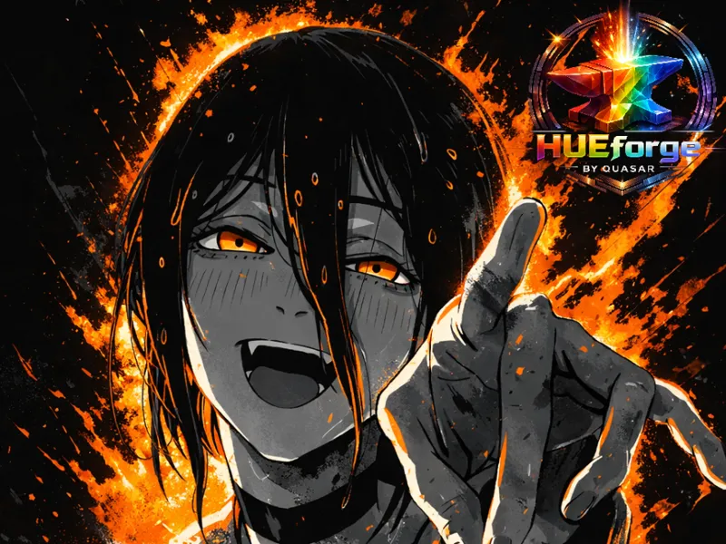Reze art(Chainsaw Man) Hueforge