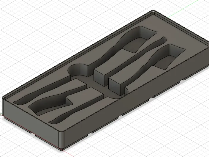Brass Wire Brush Holder Gridfinity 2x5x3