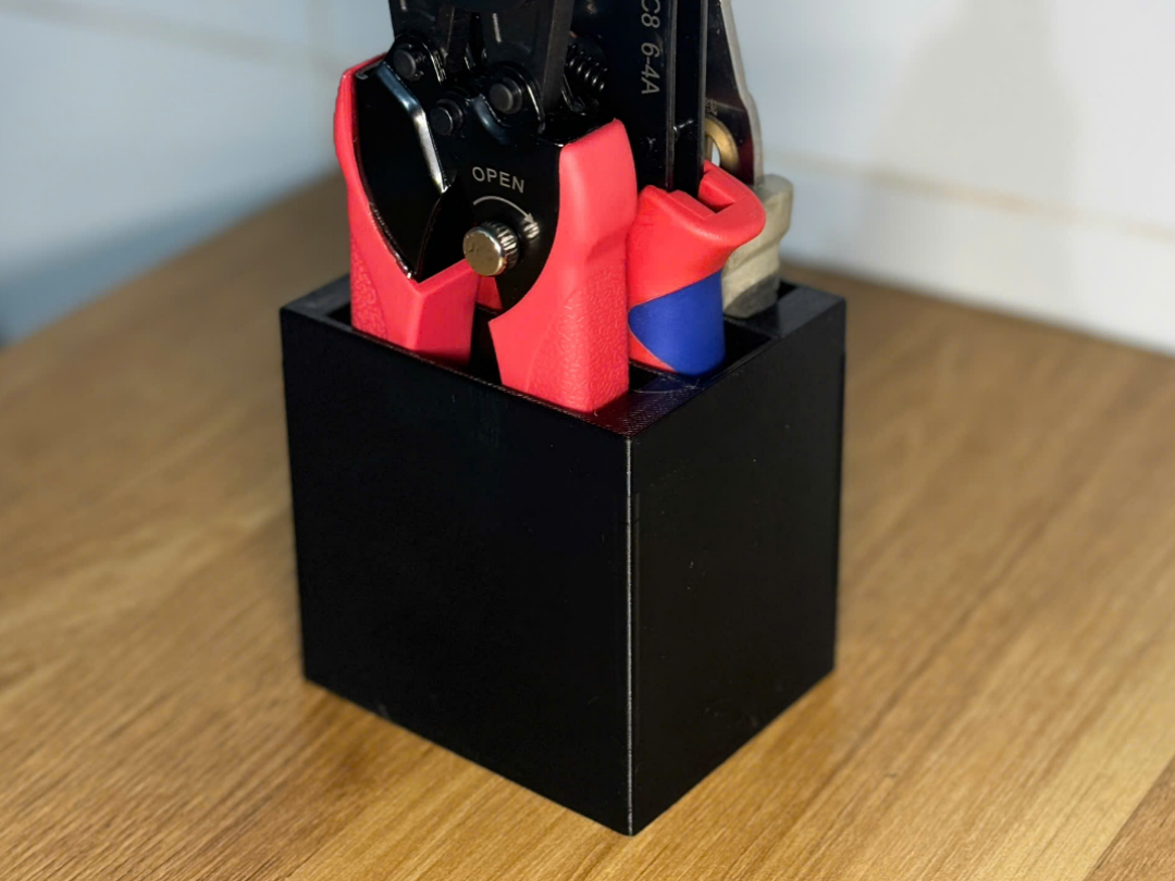 Compact 3-Slot Pliers Holder