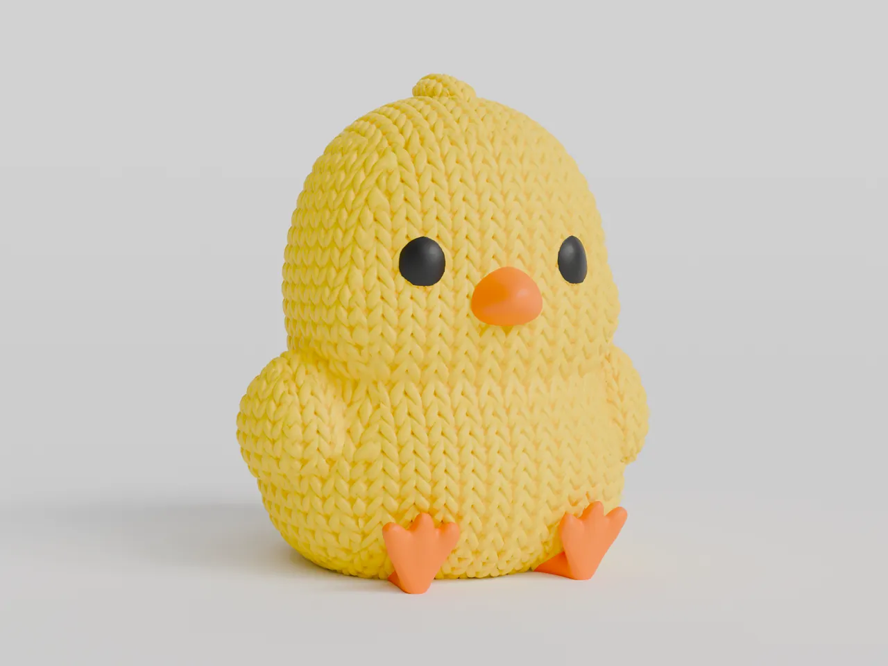 Knitted Chick view 4