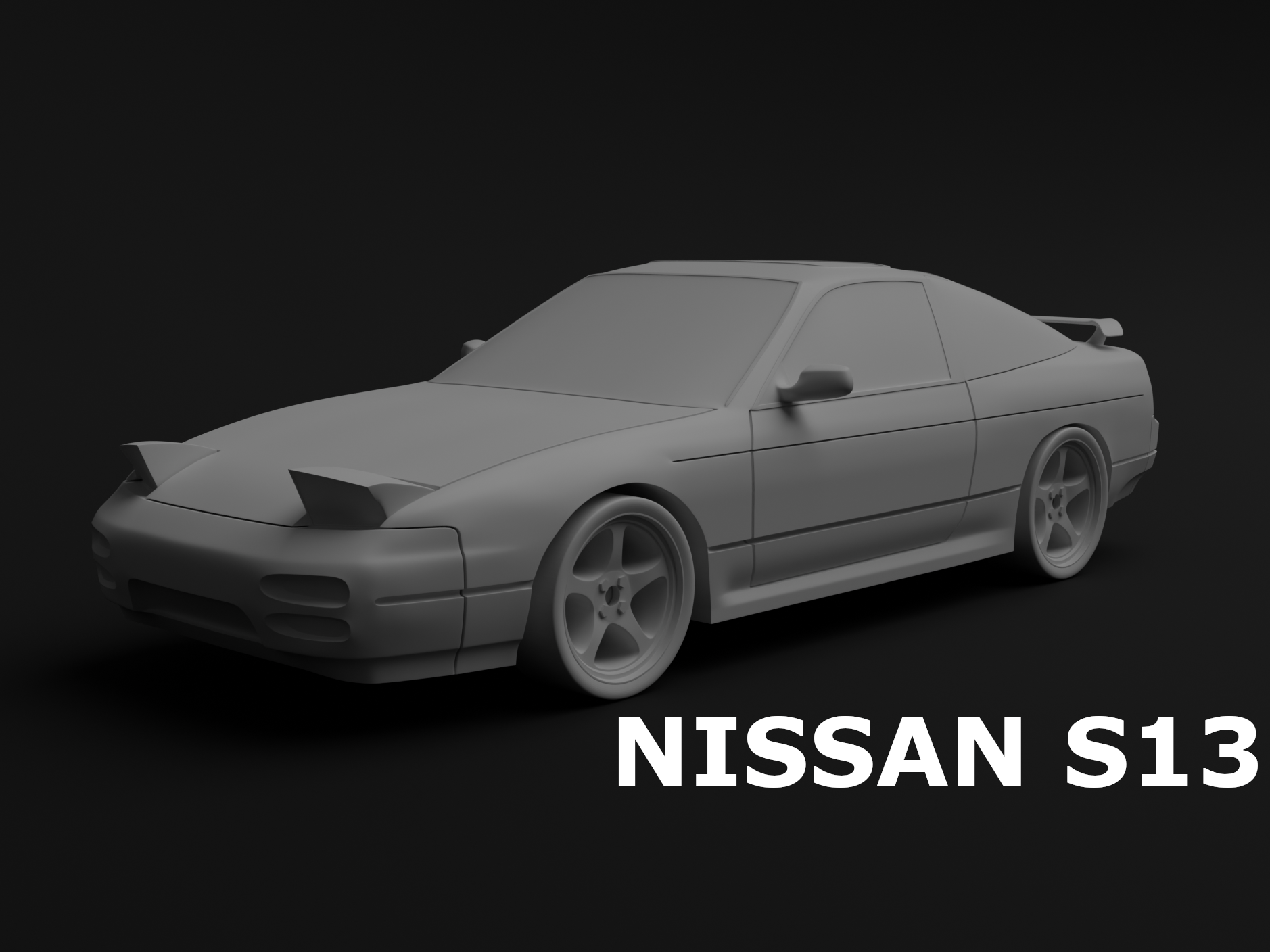 Nissan s13 3D model