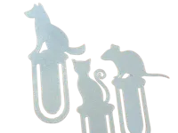 Marque-pages chien, chat et souris — photo 2