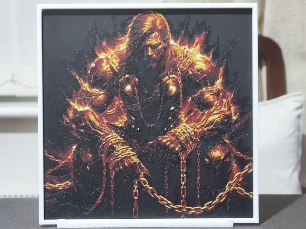 Thor Inchains Thor In Chains - HueForge 4 Color - Free 3D Print Model - MakerWorld