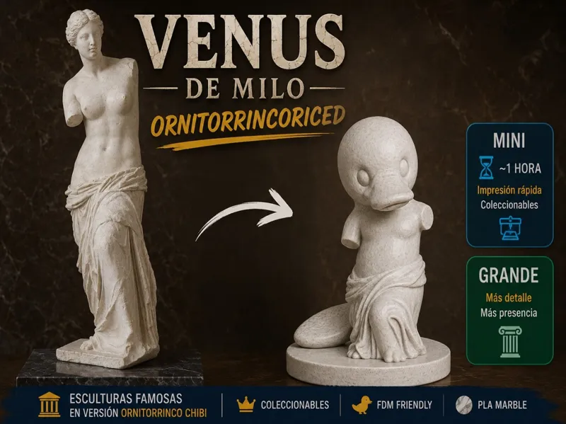 VENUS DE MILO VERSION ORNITORRINCO