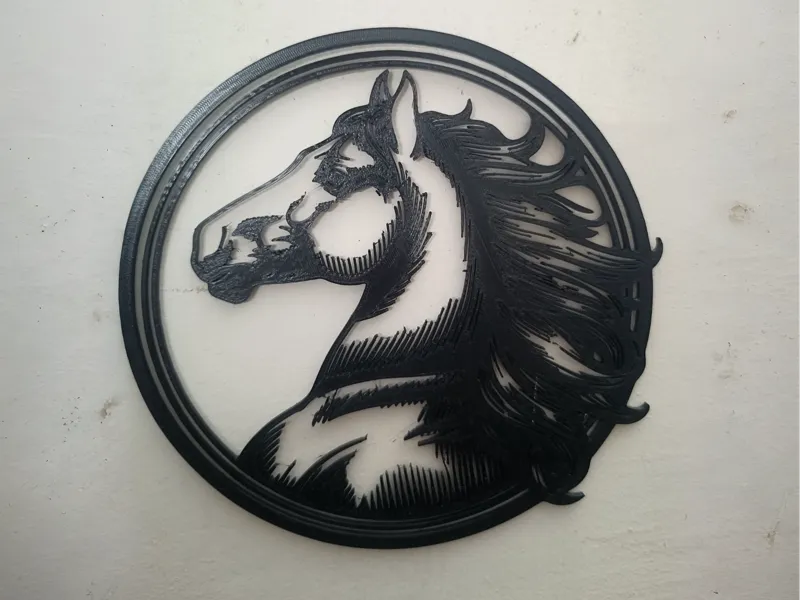 Horse wall decoration