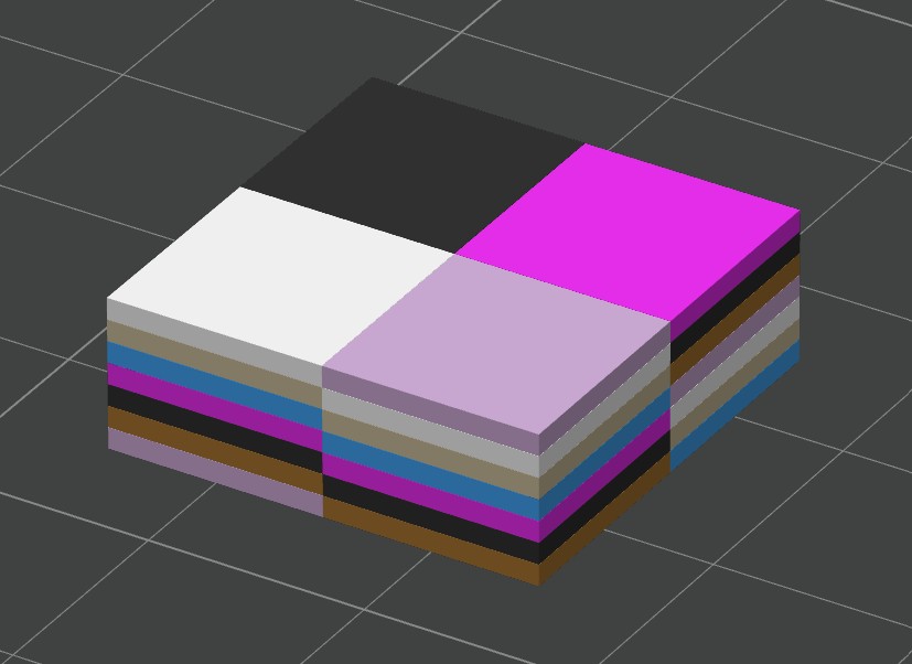 Miniatura 2 do modelo 3D 7 colors test