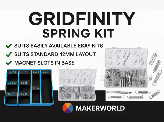 Gridfinity Set - Assorted Spring Kit