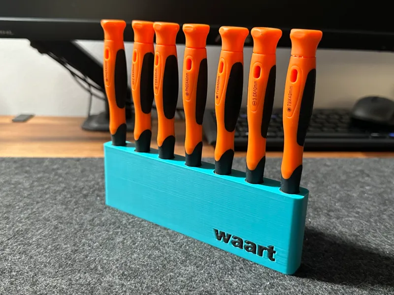 Micro screwdrivers organizer